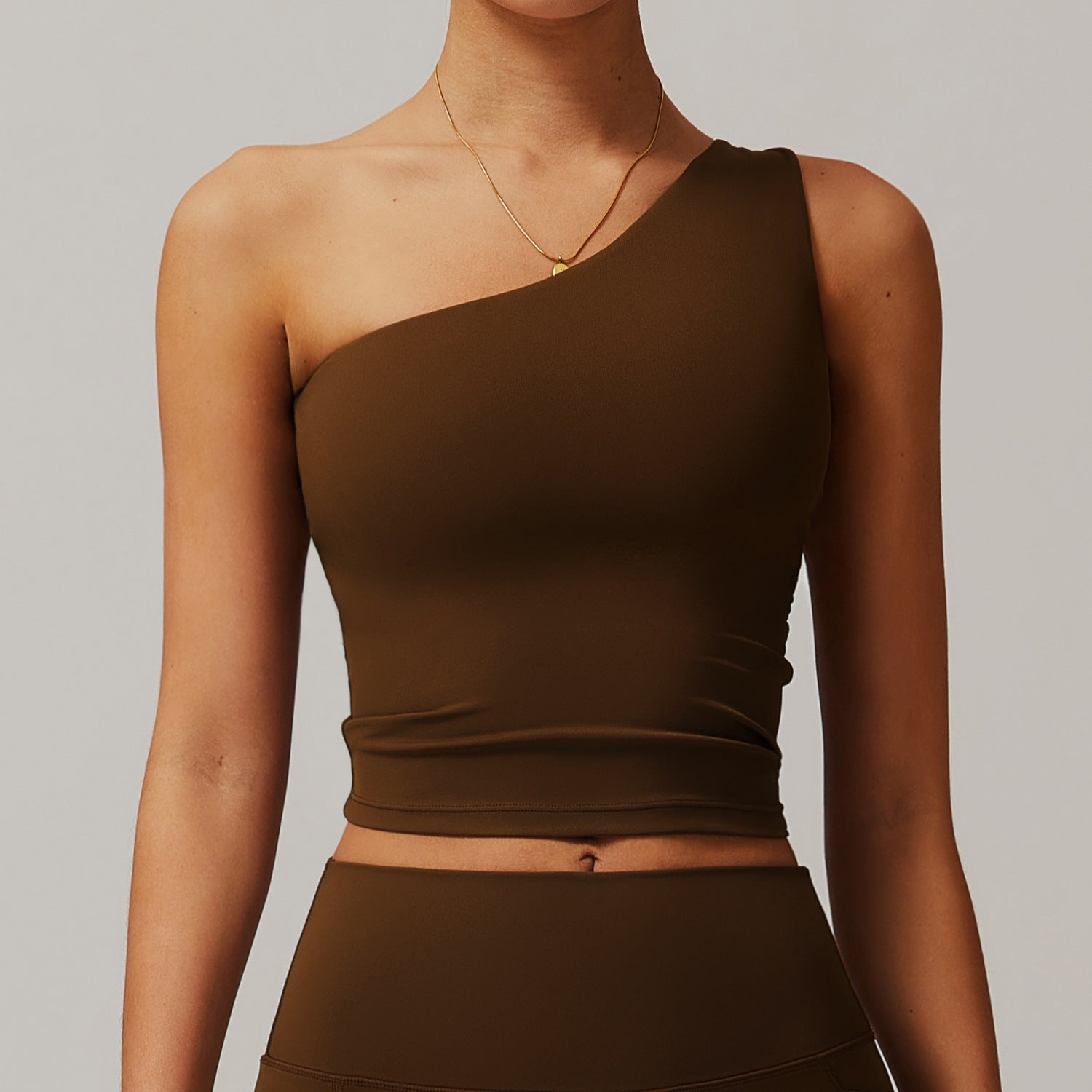 Asymmetric Sports Bra Top