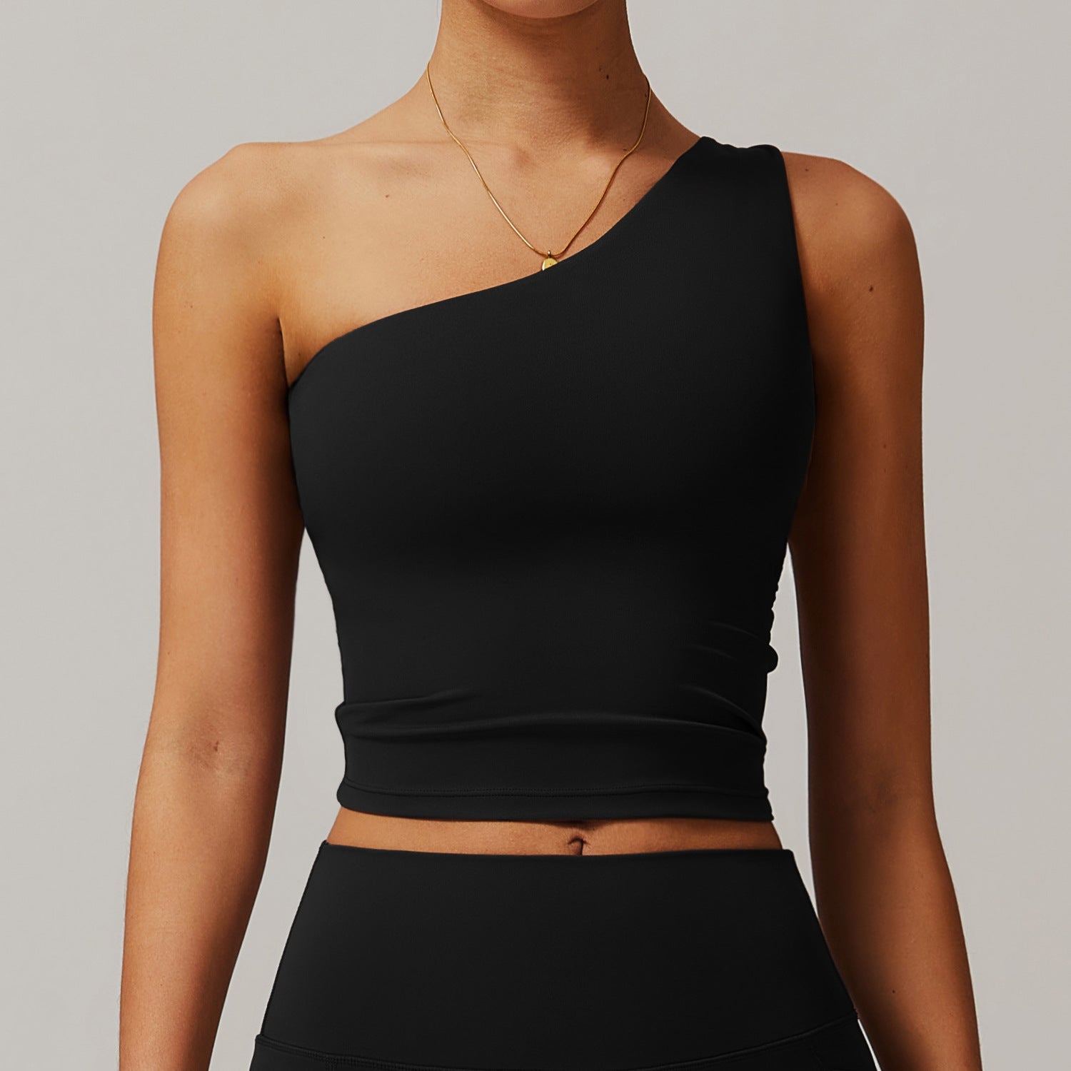 Asymmetric Sports Bra Top